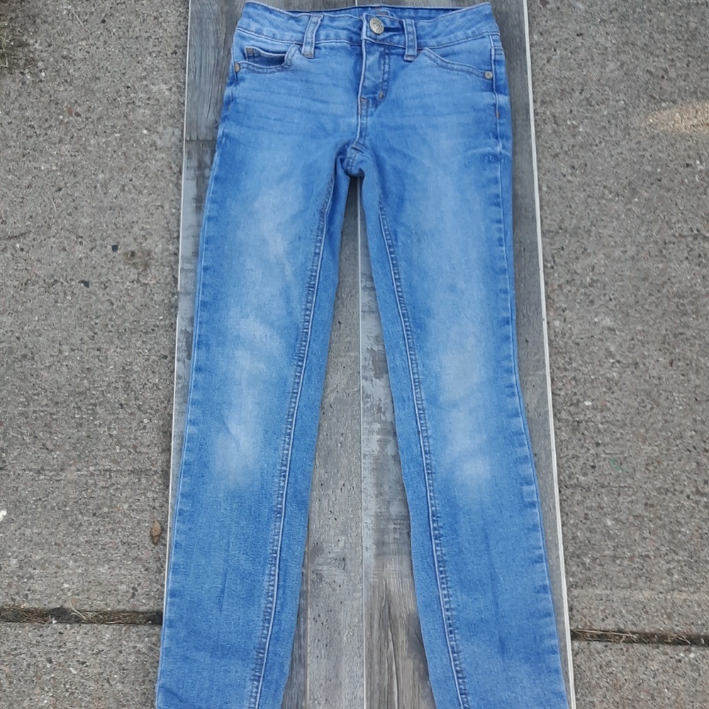 Girls Justice blue jeans size 8silm